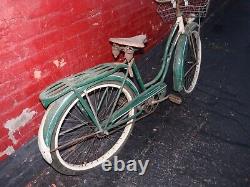 1950's Vintage, Schwinn. Excelsior bicycle. Original paint Bike