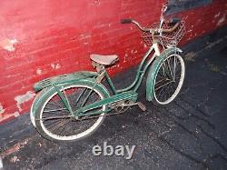 1950's Vintage, Schwinn. Excelsior bicycle. Original paint Bike