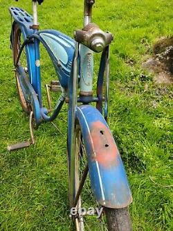 1950s 57 58 Vintage Schwinn Bf Goodrich Metalic Blue 2 Tone Hornet 26 Bicycle