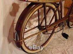 1950s JC HIGGINS COLORFLOW MENS TANK BICYCLE VINTAGE COLOR FLOW ELGIN VINTAGE 50