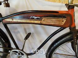 1950s JC HIGGINS MENS VINTAGE RAT ROD TANK BIKE ELGIN SCHWINN TANK SKIPTOOTH 50