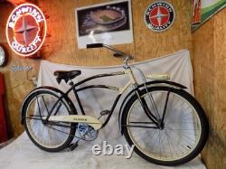 1950s MONARK MENS CRUISER BIKE FIRESTONE VINTAGE DELUXE BLACK SUPER VINTAGE USA