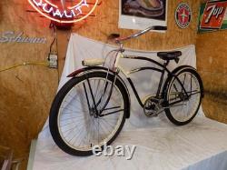 1950s MONARK MENS CRUISER BIKE FIRESTONE VINTAGE DELUXE BLACK SUPER VINTAGE USA