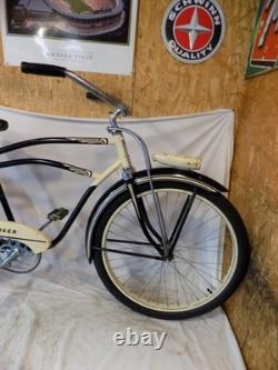 1950s MONARK MENS CRUISER BIKE FIRESTONE VINTAGE DELUXE BLACK SUPER VINTAGE USA