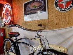 1950s MONARK MENS CRUISER BIKE FIRESTONE VINTAGE DELUXE BLACK SUPER VINTAGE USA