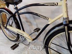 1950s MONARK MENS CRUISER BIKE FIRESTONE VINTAGE DELUXE BLACK SUPER VINTAGE USA