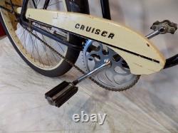 1950s MONARK MENS CRUISER BIKE FIRESTONE VINTAGE DELUXE BLACK SUPER VINTAGE USA