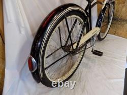 1950s MONARK MENS CRUISER BIKE FIRESTONE VINTAGE DELUXE BLACK SUPER VINTAGE USA