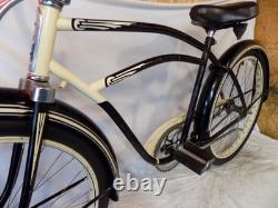 1950s MONARK MENS CRUISER BIKE FIRESTONE VINTAGE DELUXE BLACK SUPER VINTAGE USA