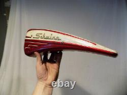 1950s SCHWINN HORNET MENS BICYCLE HORN TANK VINTAGE B6 RED PHANTOM CANTILEVER S2