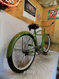 1950s SCHWINN HORNET MENS STRAIGHTBAR BIKE VINTAGE PHANTOM PANTHER RAT ROD ARMY