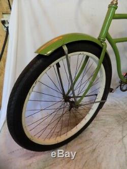 1950s SCHWINN HORNET MENS STRAIGHTBAR BIKE VINTAGE PHANTOM PANTHER RAT ROD ARMY