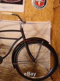 1950s SCHWINN MAJESTIC STRAIGHTBAR CRUISER BIKE VINTAGE RAT ROD PANTHER HORNET