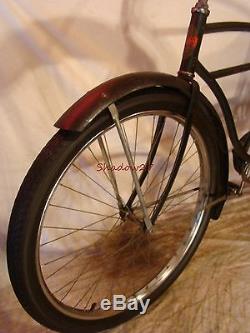 1950s SCHWINN MAJESTIC STRAIGHTBAR CRUISER BIKE VINTAGE RAT ROD PANTHER HORNET