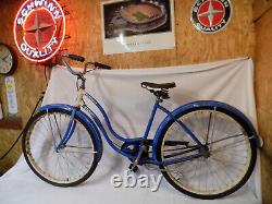 1950s SCHWINN SPITFIRE LADIES BIKE DANA 3-SPEED TRANSMISSION VINTAGE DX HORNET