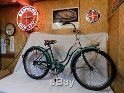 1950s SCHWINN WASP BALLOON TIRE BICYCLE VINTAGE CRUISER S2 B6 HORNET PHANTOM 50S