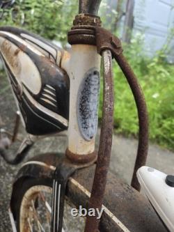 1950s Schwinn Hornet Mens Tank Bike Vintage S7 Middleweight Black And Cream 26
