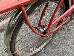 1950s VINTAGE ROADMASTER CRUISER BICYCLE KLUNKER RATROD COOL MOTORBIKE