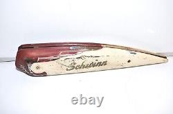 1951 Schwinn Ace Hornet Bicycle STRAIGHT BAR TANK Delta Horn Mens Balloon Bike