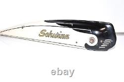 1951 Schwinn Hornet DeLuxe Bicycle STRAIGHT BAR BIKE TANK Working Delta Horn
