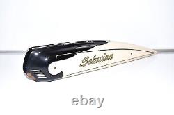 1951 Schwinn Hornet DeLuxe Bicycle STRAIGHT BAR BIKE TANK Working Delta Horn