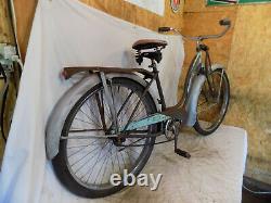 1951 Schwinn Panther Ladies Vintage Blue Cruiser Bicycle Springer Phantom S2 50s