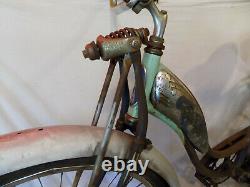 1951 Schwinn Panther Ladies Vintage Blue Cruiser Bicycle Springer Phantom S2 50s