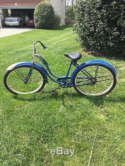 1951 Schwinn Womens Cruiser Bicycle Vintage