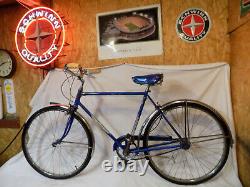 1951 Schwinn World Traveler 3-speed Racer Bike Vintage Superior Tourist Ace 50s