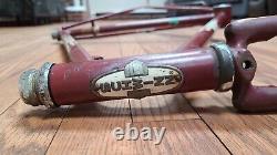 1952 Men's Schwinn World Bike 26 Frame, Fork, Kickstand, Head Badge Model W-1