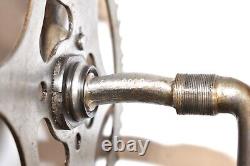 1952 Schwinn Black Phantom Bicycle CRANKSET Vtg Mens 26 Balloon Bike Part