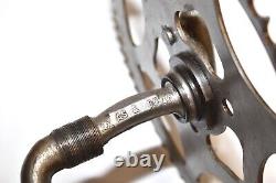 1952 Schwinn Black Phantom Bicycle CRANKSET Vtg Mens 26 Balloon Bike Part