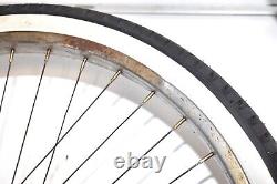 1952 Schwinn Black Phantom Bicycle S2 RIM WHEEL SET 26 Balloon Bike Part