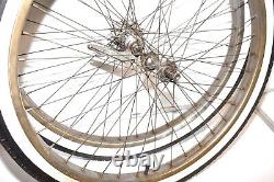 1952 Schwinn Black Phantom Bicycle S2 RIM WHEEL SET 26 Balloon Bike Part