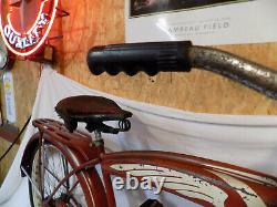 1952 Schwinn DX Mens Spitfire Tank Bicycle Hornet B6 Excelsior Vintage Skiptooth