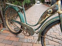1952 Schwinn Hornet Bicycle Bike Vintage Original Paint