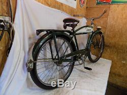 1952 Schwinn Hornet Mens Straight Bar Bf Goodrich Tank Bike Vintage Panther S2