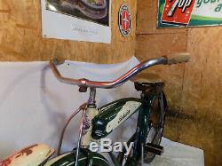 1952 Schwinn Hornet Mens Straight Bar Bf Goodrich Tank Bike Vintage Panther S2