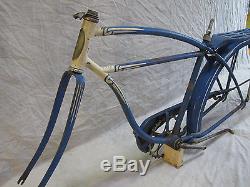 1952 Schwinn Hornet bike frame and parts original antique bicycle old vintage