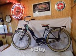 1952 Schwinn Panther Ladies Vintage Blue Cruiser Bicycle Springer Phantom S2 50s