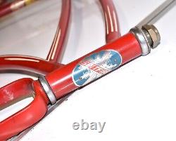 1952 Schwinn Spitfire Bicycle FRAME FORK & HEAD BADGE Mens Balloon Bike Part