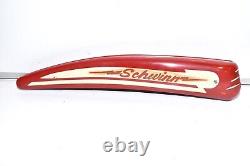 1952 Schwinn Spitfire Bicycle ORIGINAL TANK Vtg Mens 26 Balloon Bike Part