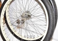 1952 Schwinn Spitfire Bicycle S2 WHEEL SET New Departure Hub Nice Bike Tires