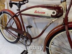 1952 Schwnn Hornet Mens Vintage Springer Fork Tank Bike Panther B6 DX Skiptooth
