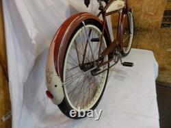 1952 Schwnn Hornet Mens Vintage Springer Fork Tank Bike Panther B6 DX Skiptooth
