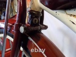 1952 Schwnn Hornet Mens Vintage Springer Fork Tank Bike Panther B6 DX Skiptooth