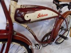 1952 Schwnn Hornet Mens Vintage Springer Fork Tank Bike Panther B6 DX Skiptooth