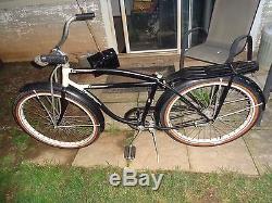 1952 or 57 Schwinn Black Hornet Spitfire Vintage Men's Bicycle