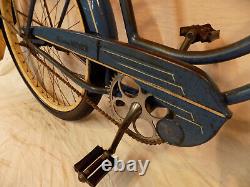 1953 Schwinn Meteor Ladies Vintage Bicycle B6 DX S2 Blue Rat Rod Hornet Vintage