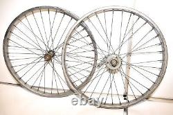 1953 Schwinn Panther Bicycle S2 RIM WHEEL SET BENDIX Original Balloon Bike Part